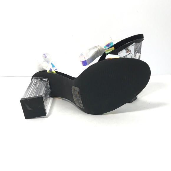 NIB!! Cape Robbin Mercy Iridescent Heels, Black - Picture 6 of 8